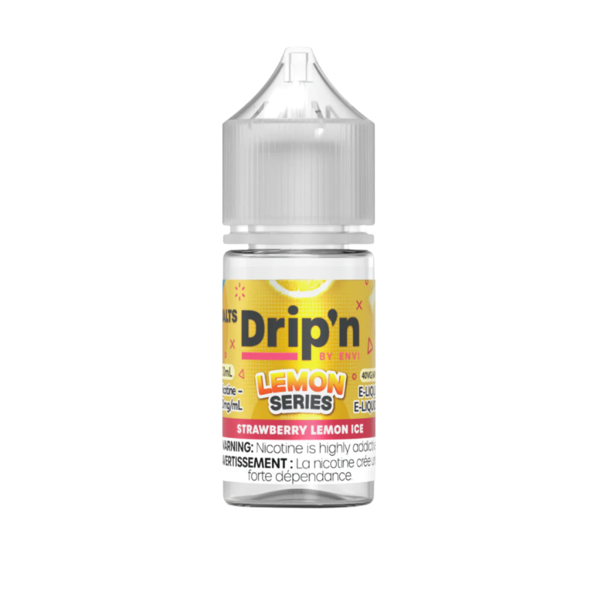 Drip'n by Envi - Lemon Series - Strawberry Lemon Ice 30 ml Salt