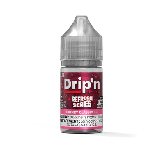 Drip'n by Envi - Refresh Series - Cherry Classic Iced 30 ml Salt