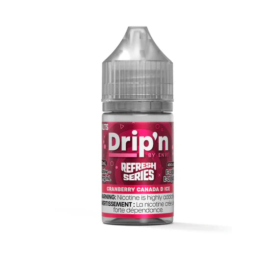 Drip'n by Envi - Refresh Series - Cranberry Canada D Iced 30 ml Salt