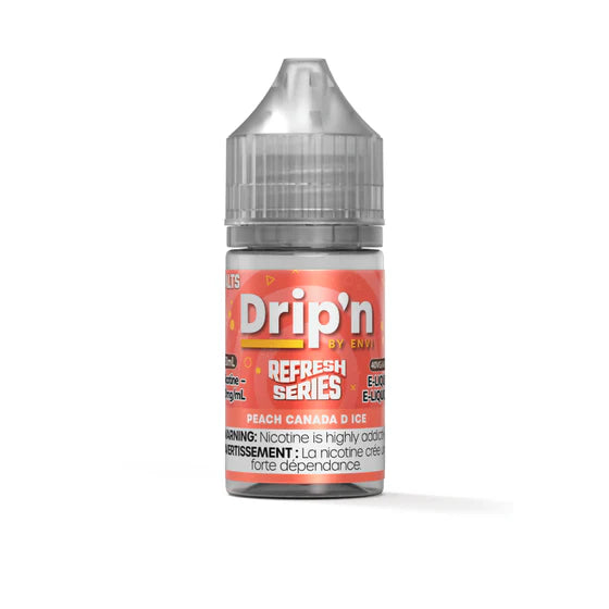 Drip'n by Envi - Refresh Series - Peach Canada D Iced 30 ml Salt
