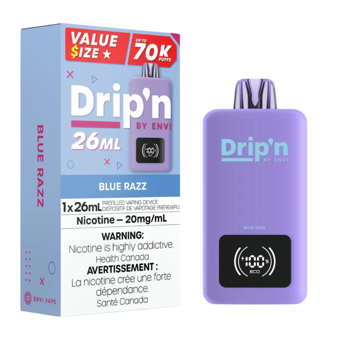 Drip'n 26ML 70k - Blue Razz