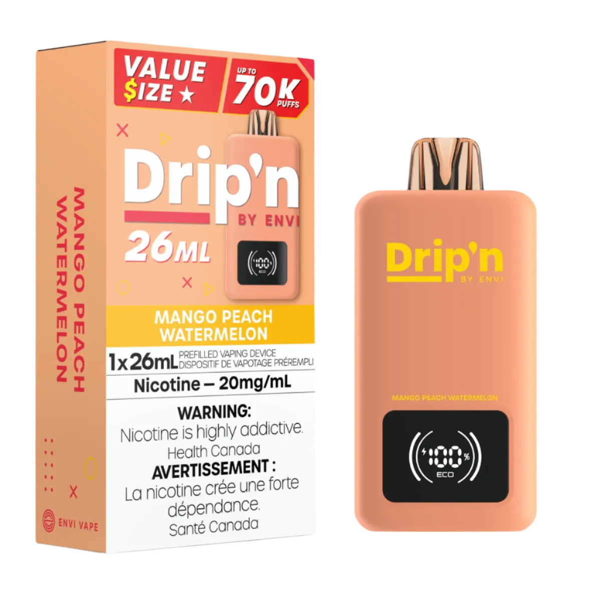 Drip'n 26ML 70k - Mango Peach Watermelon
