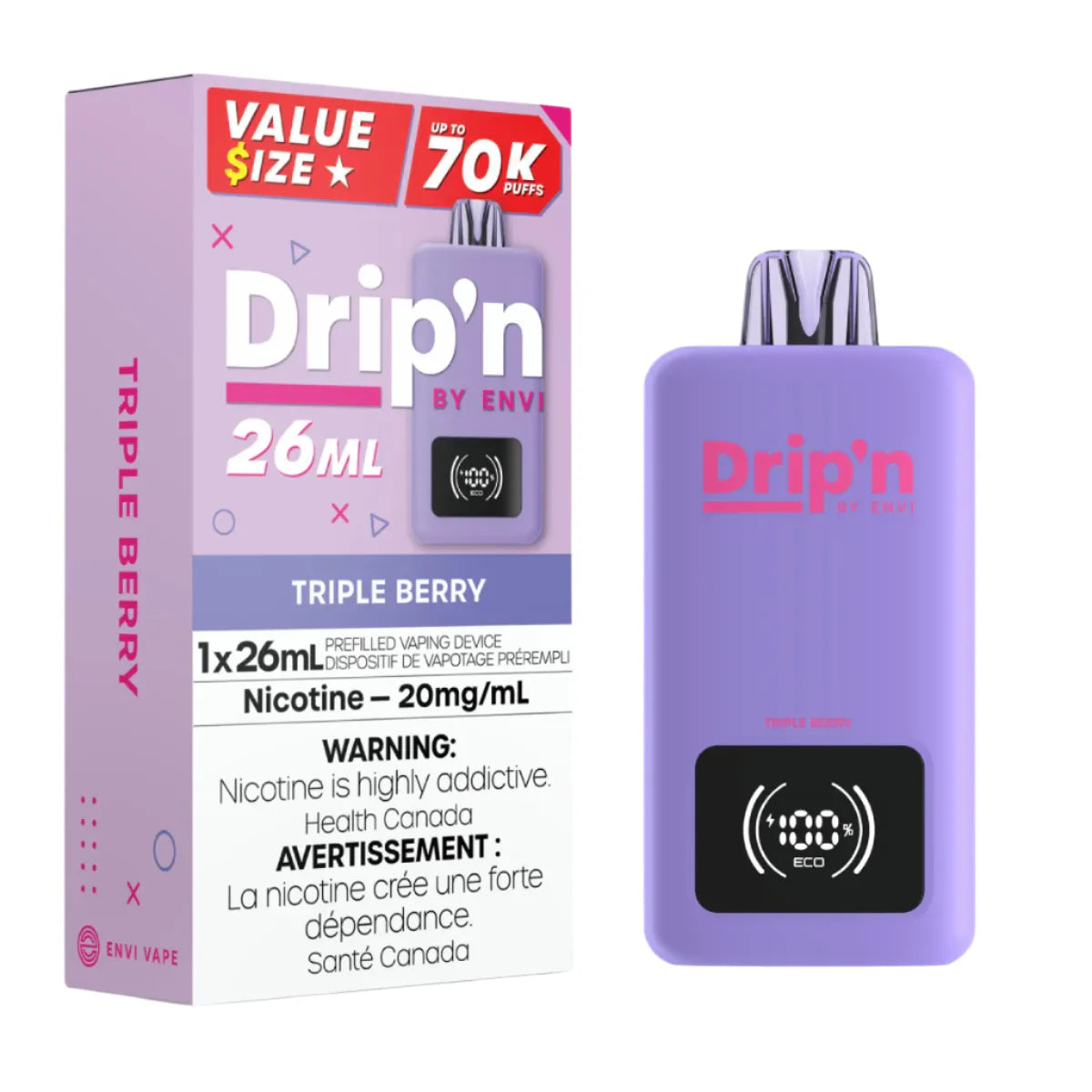 Drip'n 26ML 70k - Triple Berry