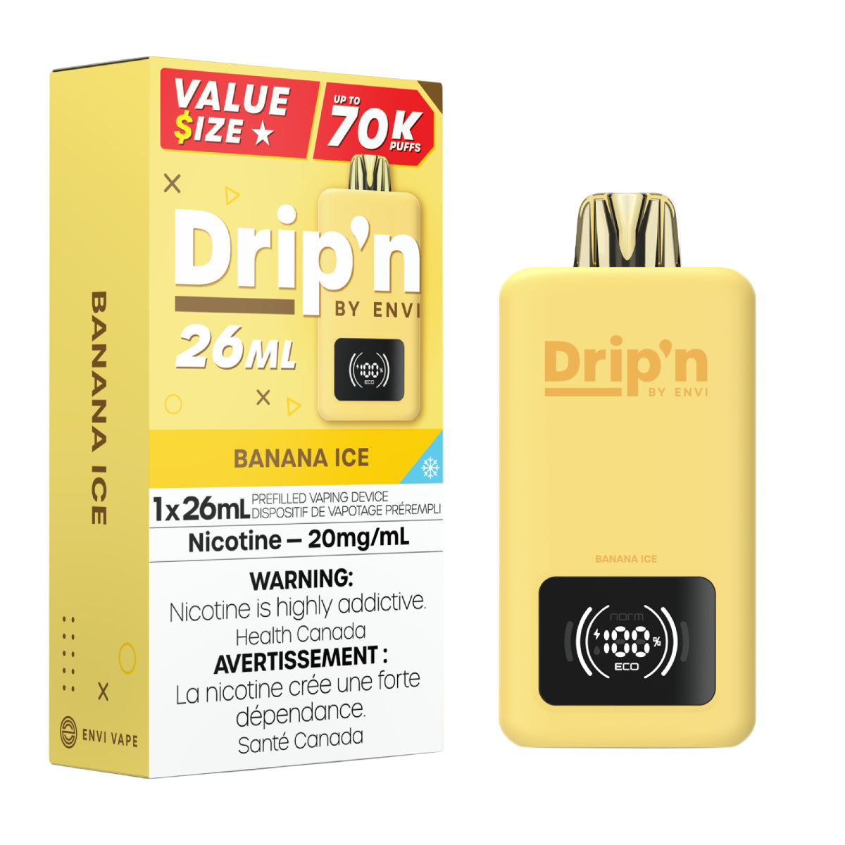 Drip'n 26ML 70k - Banana Ice