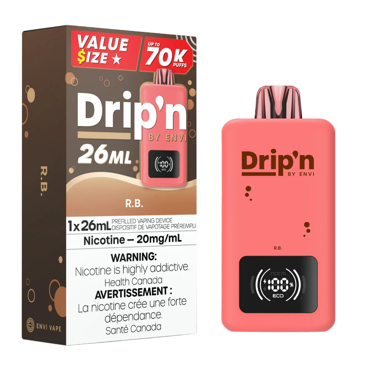 Drip'n 26ML 70k - R.B. (PROV)