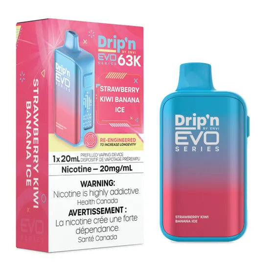 Drip'n Evo 63k - Strawberry Kiwi Banana Ice (PROV)