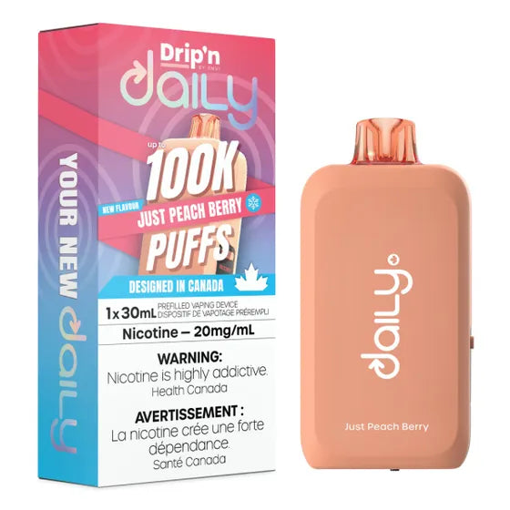 Drip'n Daily 100k - Just Peach Berry (PROV)