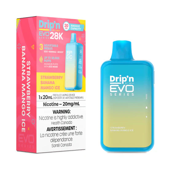 Drip'n Evo 28K - Strawberry Banana Mango Ice (PROV)