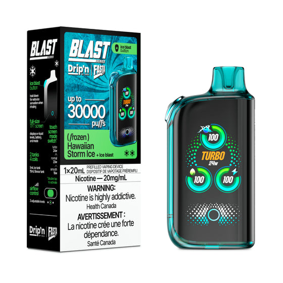 Drip'n by Envi Fasta Blast 30k - Frozen Series - Hawaiian Storm Ice