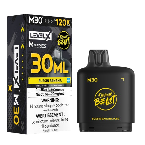 Flavour Beast Level X M Series 120k - Bussin Banana Iced (PROV)