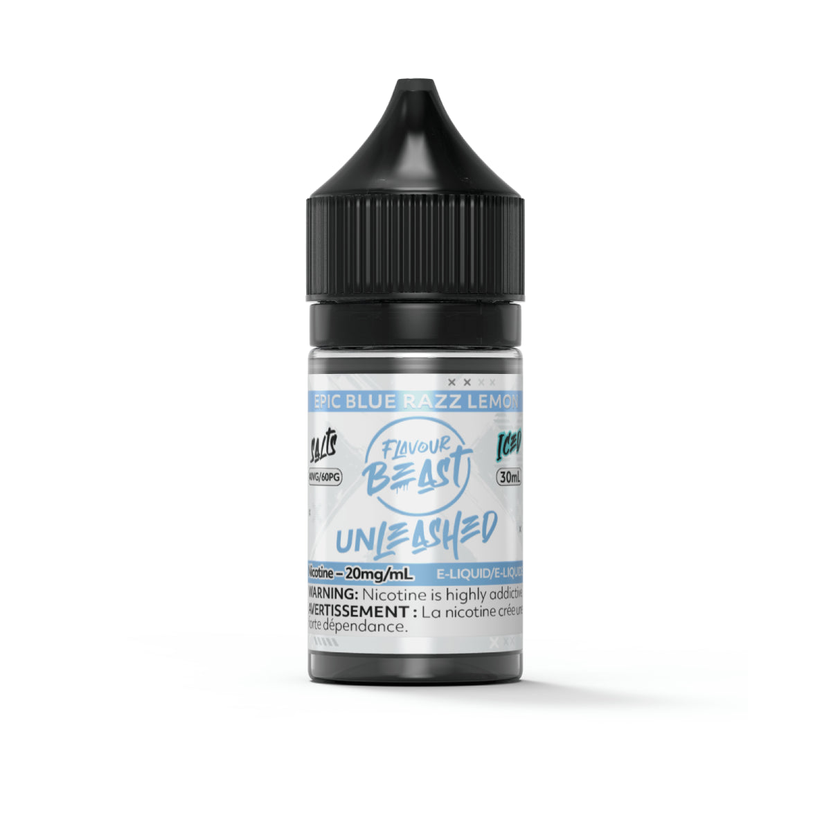 Flavour Beast Unleashed - Epic Blue Razz Lemon Iced 30 ml Salt