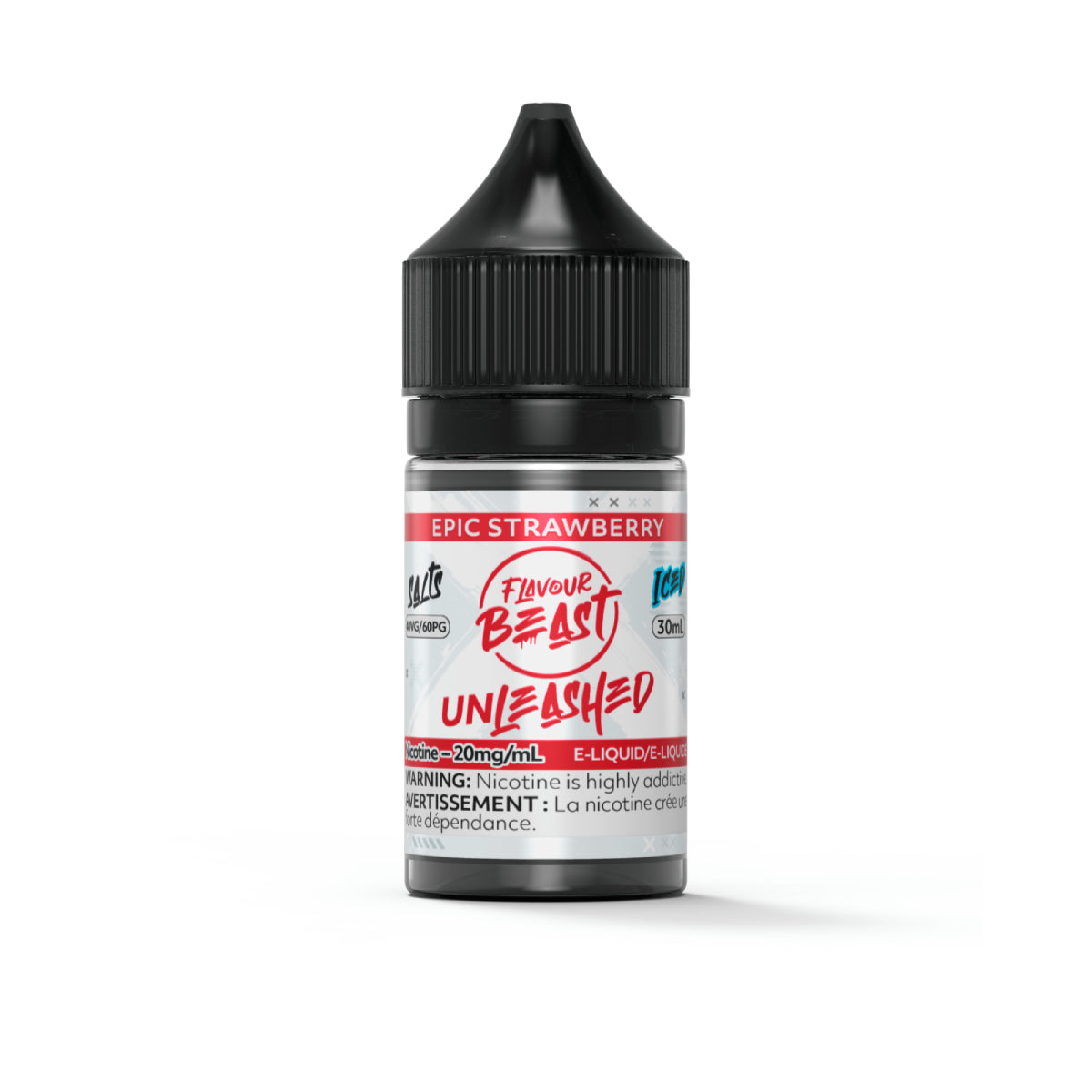 Flavour Beast Unleashed - Epic Strawberry Iced 30 ml Salt
