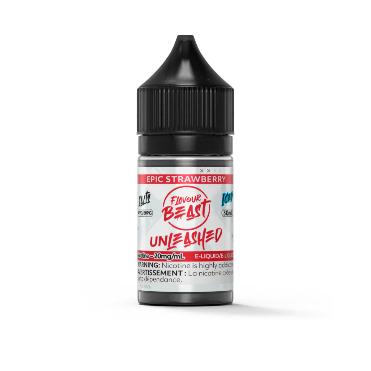 Flavour Beast - Unleashed - Glacé à la fraise épique 30 ml Sel (PROV)