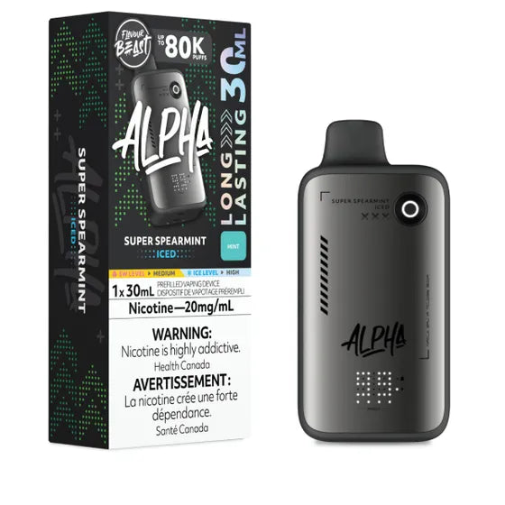 Flavour Beast ALPHA 80k - Super Spearmint Iced (PROV)