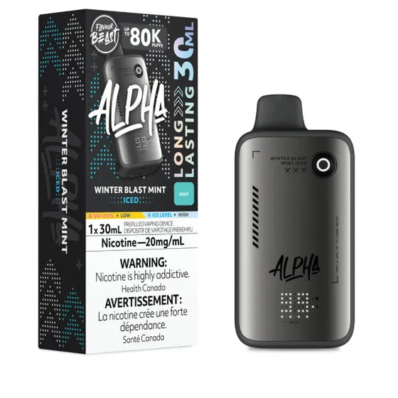 Flavour Beast ALPHA 80k - Winter Blast Mint Iced