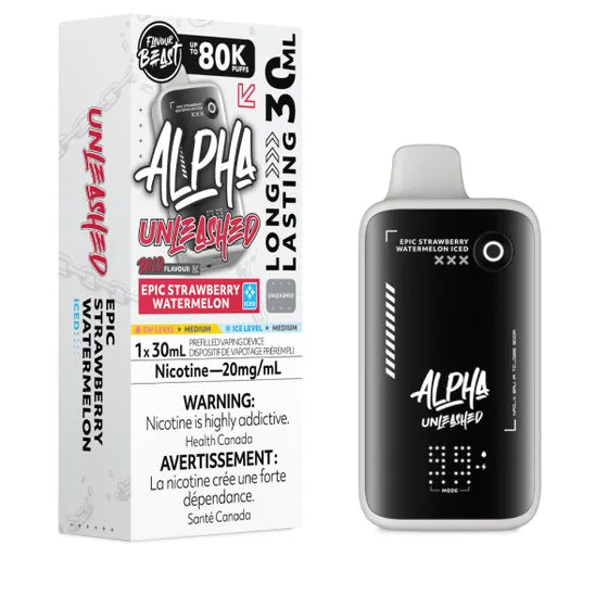 Flavour Beast Unleashed ALPHA 80k - Epic Strawberry Watermelon Iced