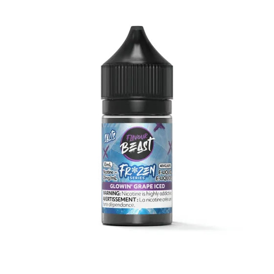 Flavour Beast Frozen Series - Glowin' Grape Iced 30 mL Salt