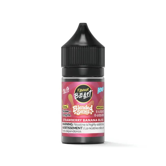 Flavour Beast Blended Series - Strawberry Banana Bliss Iced 30 mL Salt