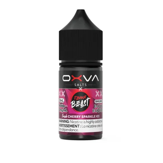 Flavour Beast x OXVA - Fresh Cherry Sparkle Ice 30 mL Salt (PROV)