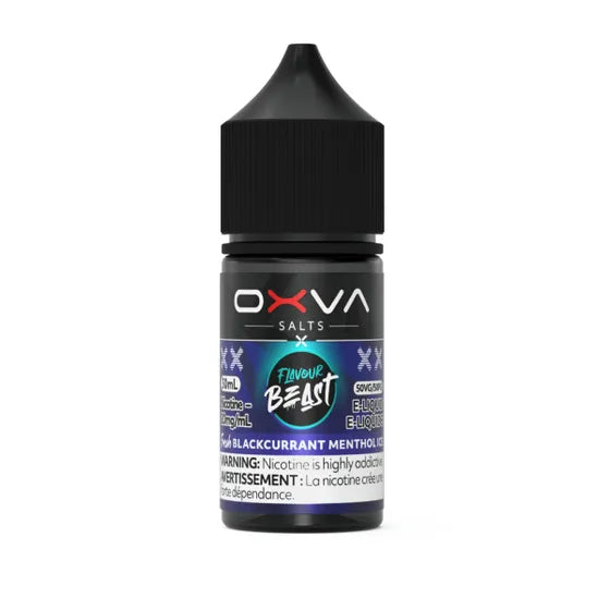 Flavour Beast x OXVA - Fresh Blackcurrant Menthol Ice 30 mL Salt