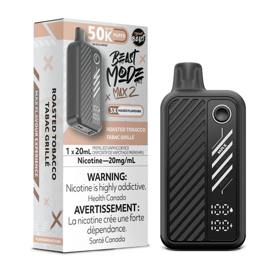 Flavour Beast Beast Mode Max 2 50k - Roasted Tobacco (PROV)