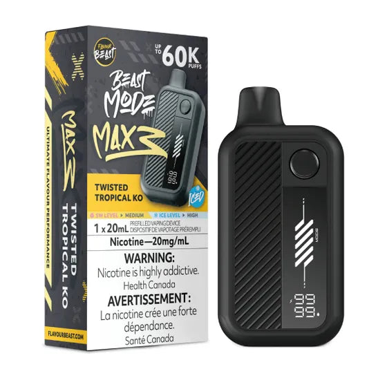 Flavour Beast Beast Mode Max 3 60k - Twisted Tropical KO Iced