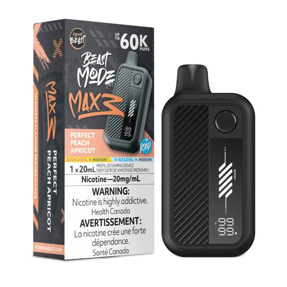 Flavour Beast Beast Mode Max 3 60k - Perfect Peach Apricot Iced