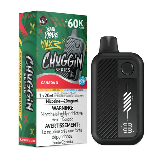 Flavour Beast Beast Mode Max 3 60k Chuggin Series - Canada D Iced (PROV)