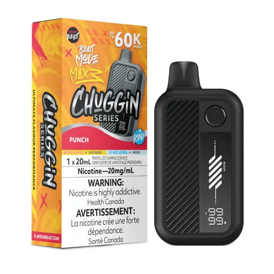 Flavour Beast Beast Mode Max 3 60k Chuggin Series - Punch Iced