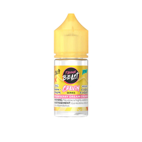 Flavour Beast - Cravin Series - Strawberry Dream Crunch Iced 30 ml Salt (PROV)