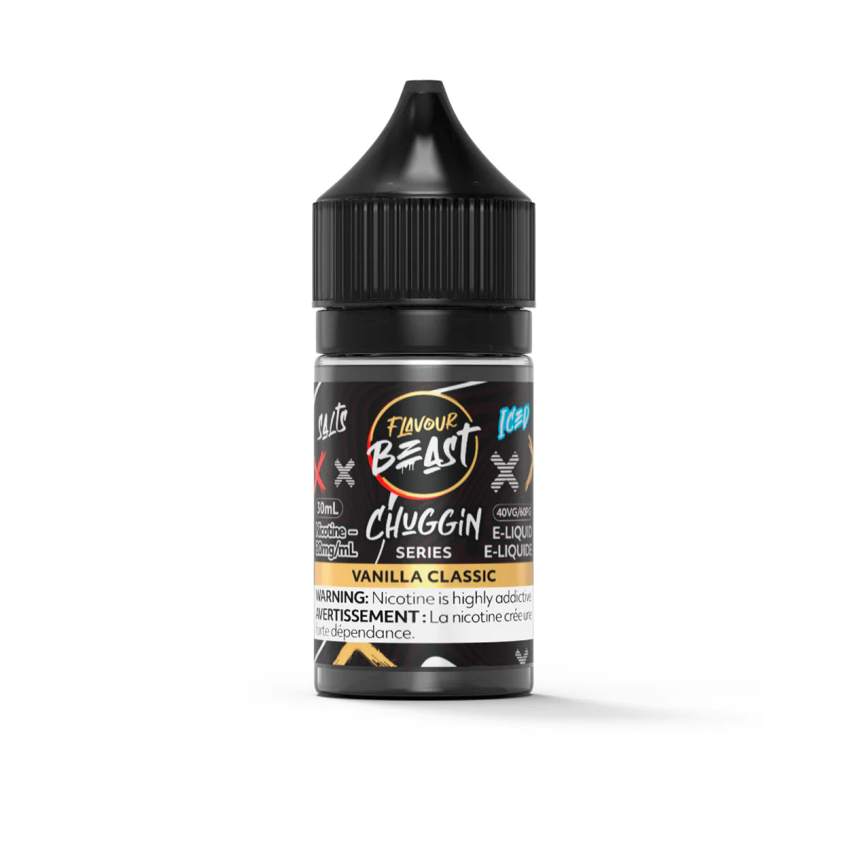 Flavour Beast Chuggin Series - Vanilla Classic Iced 30 ml Salt (PROV)