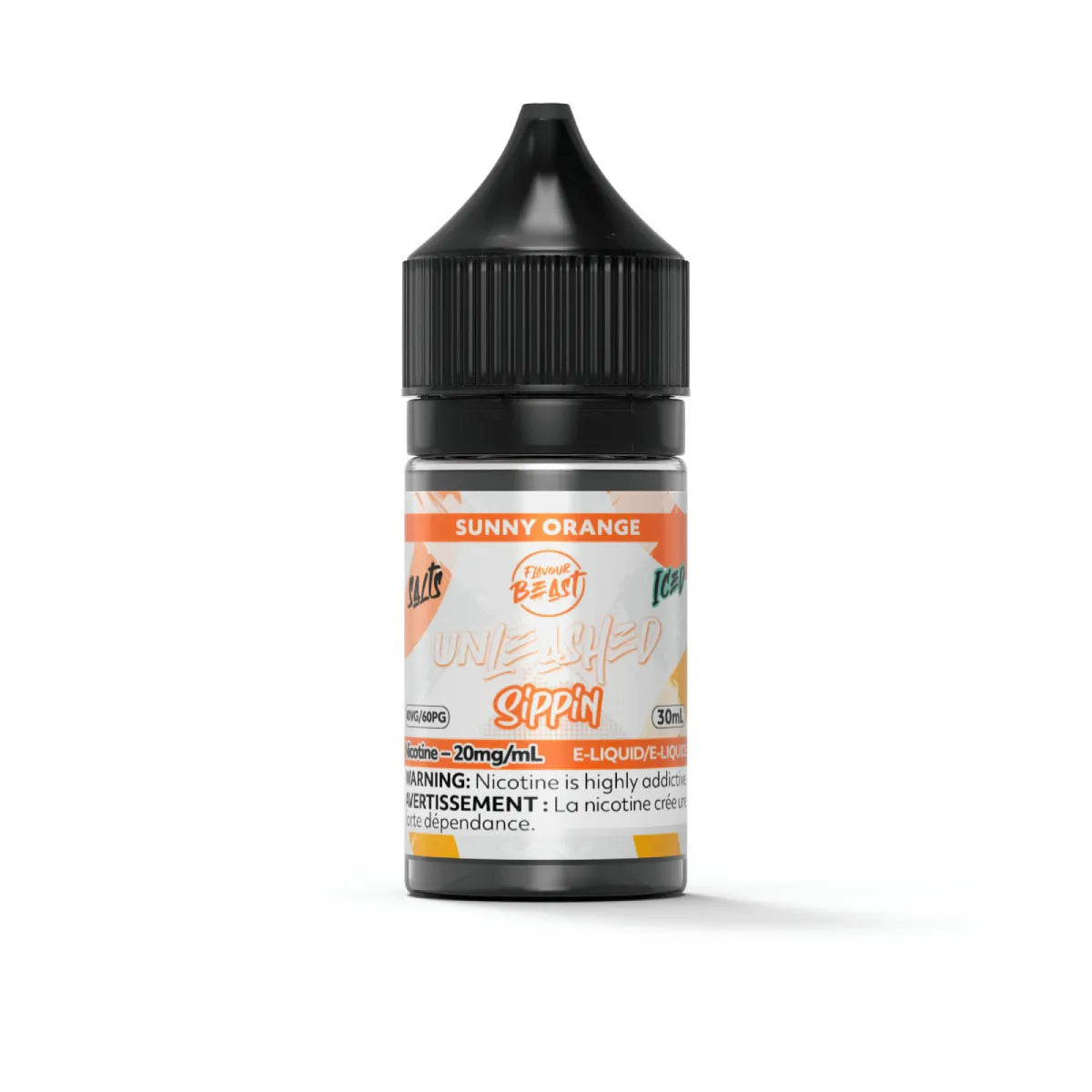 Flavour Beast Unleashed Sippin - Sunny Orange Iced 30 ml Salt