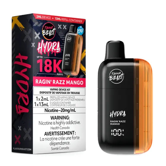 Flavour Beast Hydra 18k - Ragin' Razz Mango
