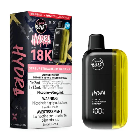 Flavour Beast Hydra 18k - STR8 UP Strawberry Banana