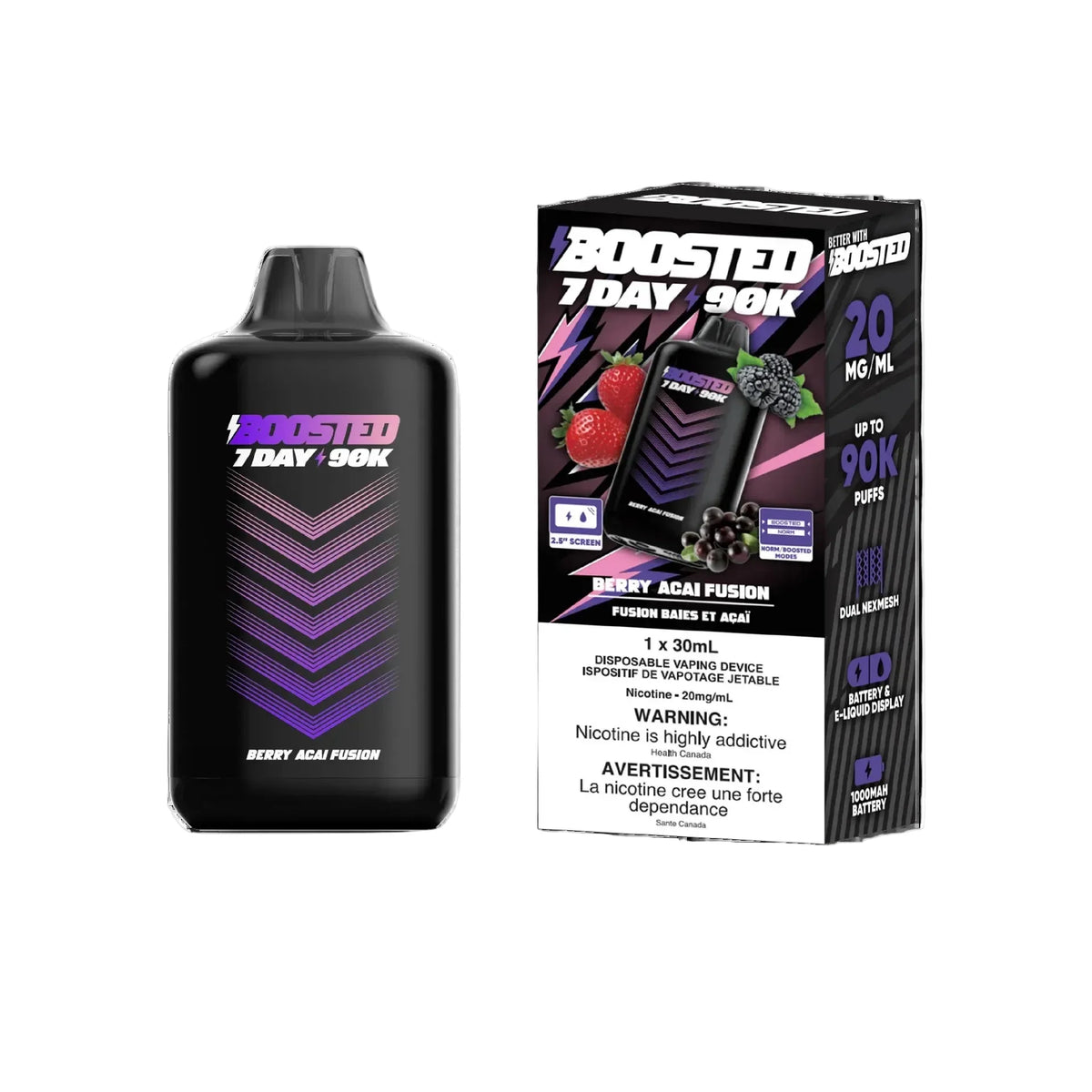 Boosted 7DAY 90k - Berry Acai Fusion (PROV)