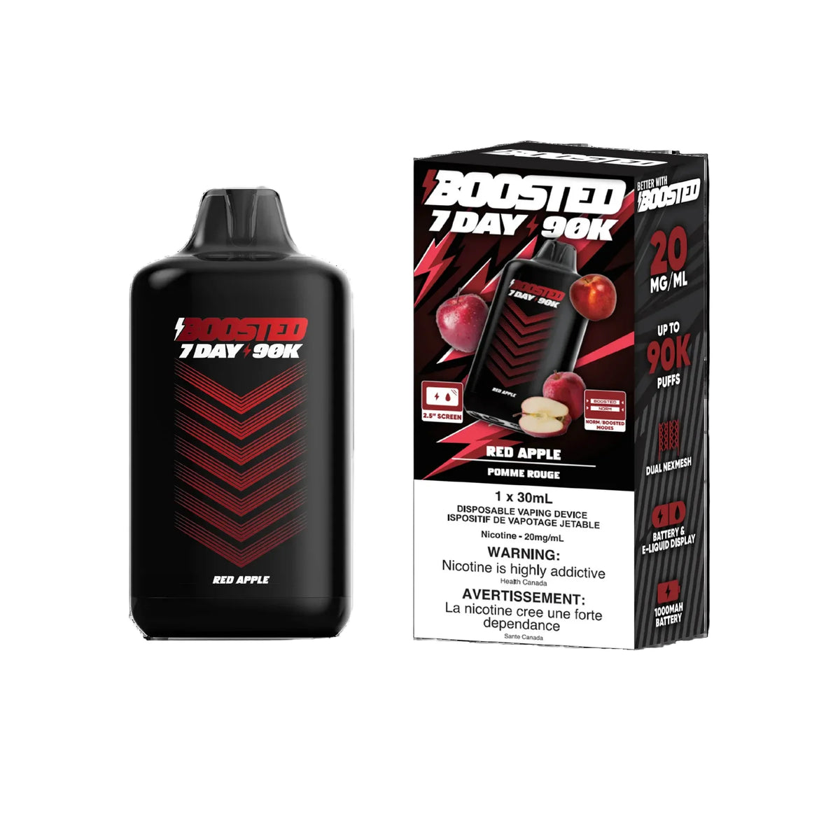Boosted 7DAY 90k - Red Apple (PROV)