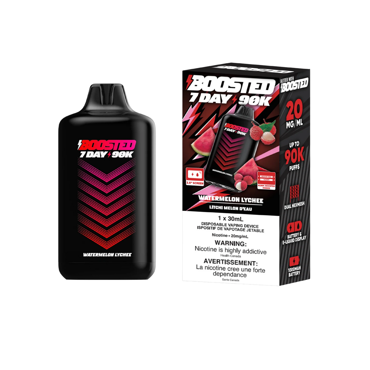 Boosted 7DAY 90k - Watermelon Lychee