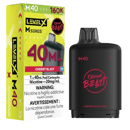 Flavour Beast Level X M Series 160k - Cherry Blast Iced (PROV)