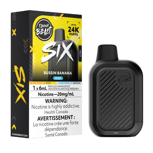Flavour Beast SIX 24k - Bussin Banana Iced