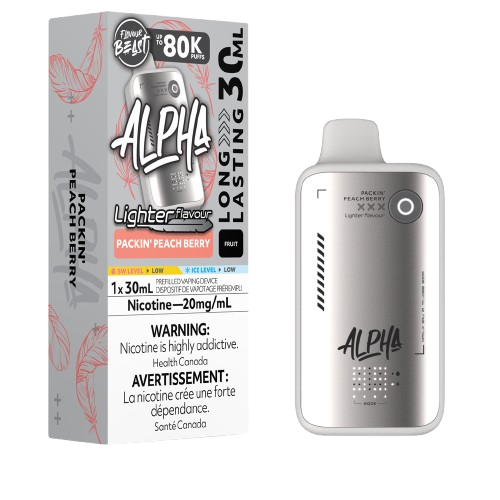 Flavour Beast ALPHA 80k Light Flavours Series - Packin' Peach Berry