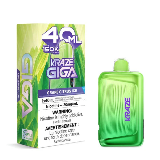 Kraze Giga - Grape Citrus Ice