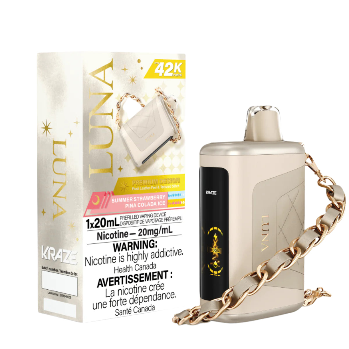 Kraze Luna - Summer Strawberry Pina Colada Ice