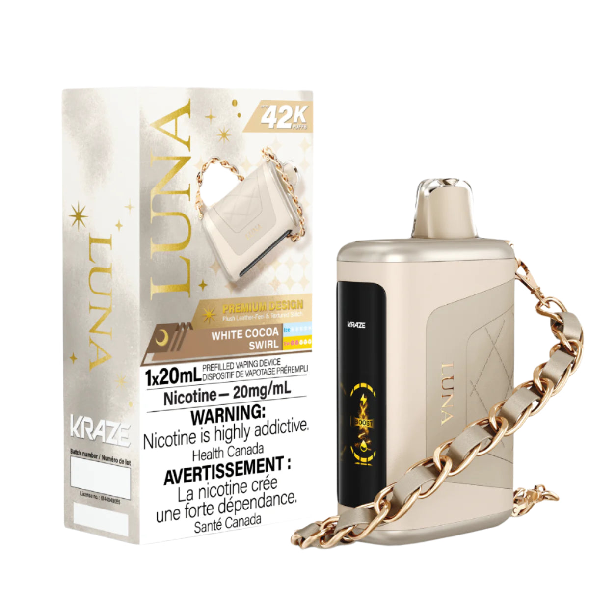 Kraze Luna - White Cocoa Swirl