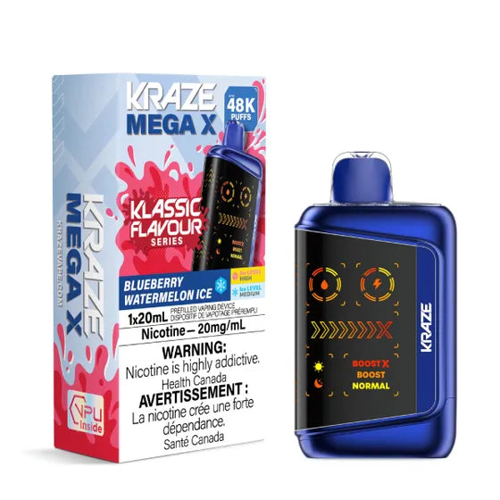 Kraze Mega X Klassic - Blueberry Watermelon Ice
