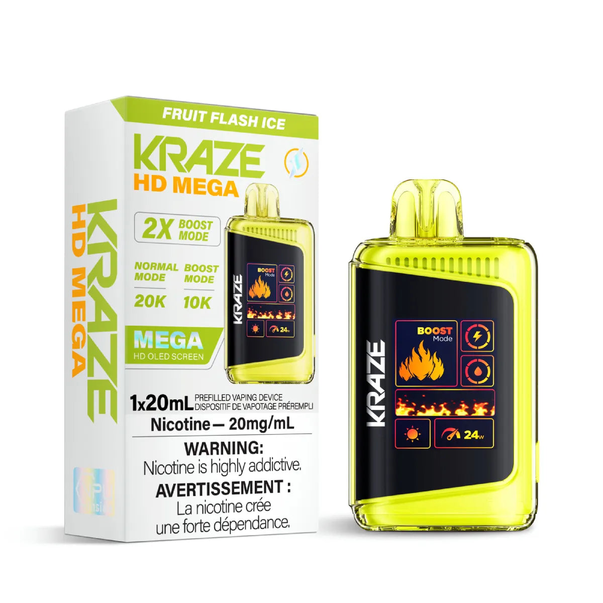 Kraze HD Mega - Fruit Flash Ice