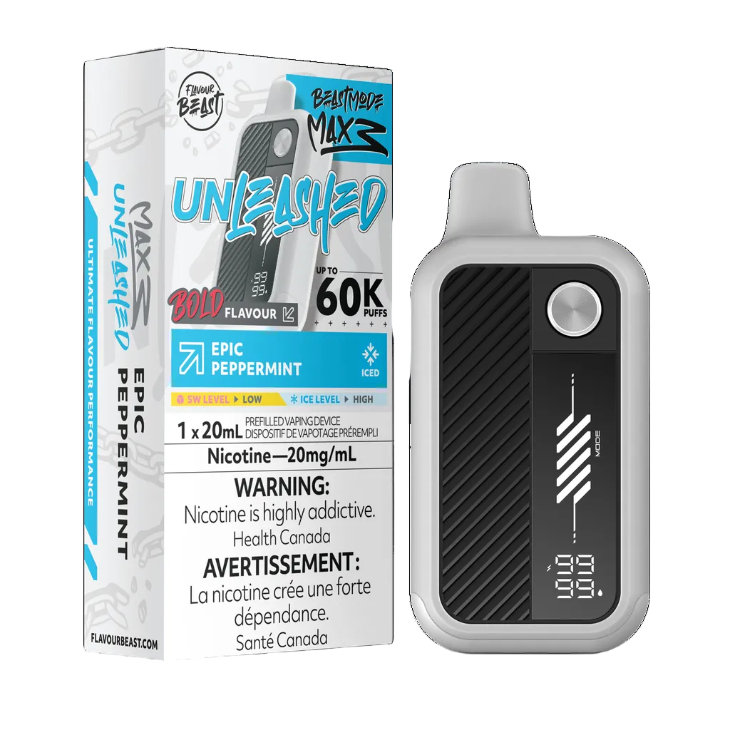 Flavour Beast Beast Mode Max 3 60k - Epic Peppermint Iced