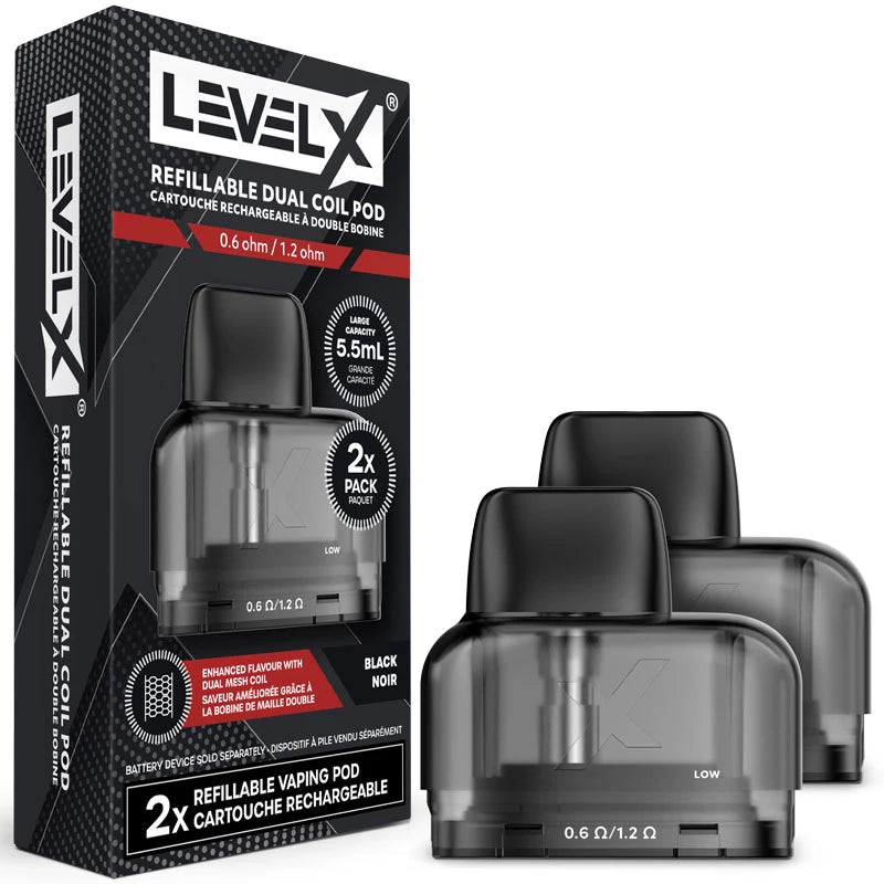 Level X - Refillable Dual Coil Pods