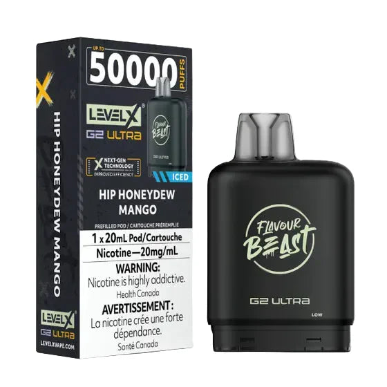Flavour Beast Level X G2 Ultra 50k - Hip Honeydew Mango Iced (PROV)