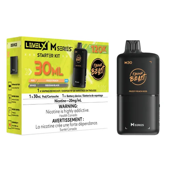Flavour Beast Level X M Series 120k Starter Kit - Frizzy Peach Iced