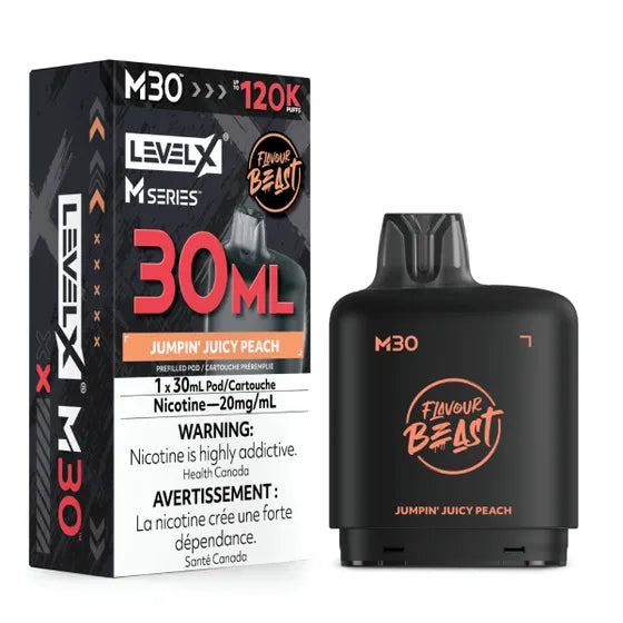 Flavour Beast Level X M Series 120k - Jumpin' Juicy Peach